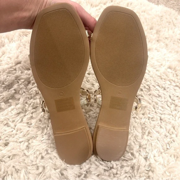 Steve Madden Ariele Studded Slide Women’s Sandal Gold, Brand New - Picture 9 of 11
